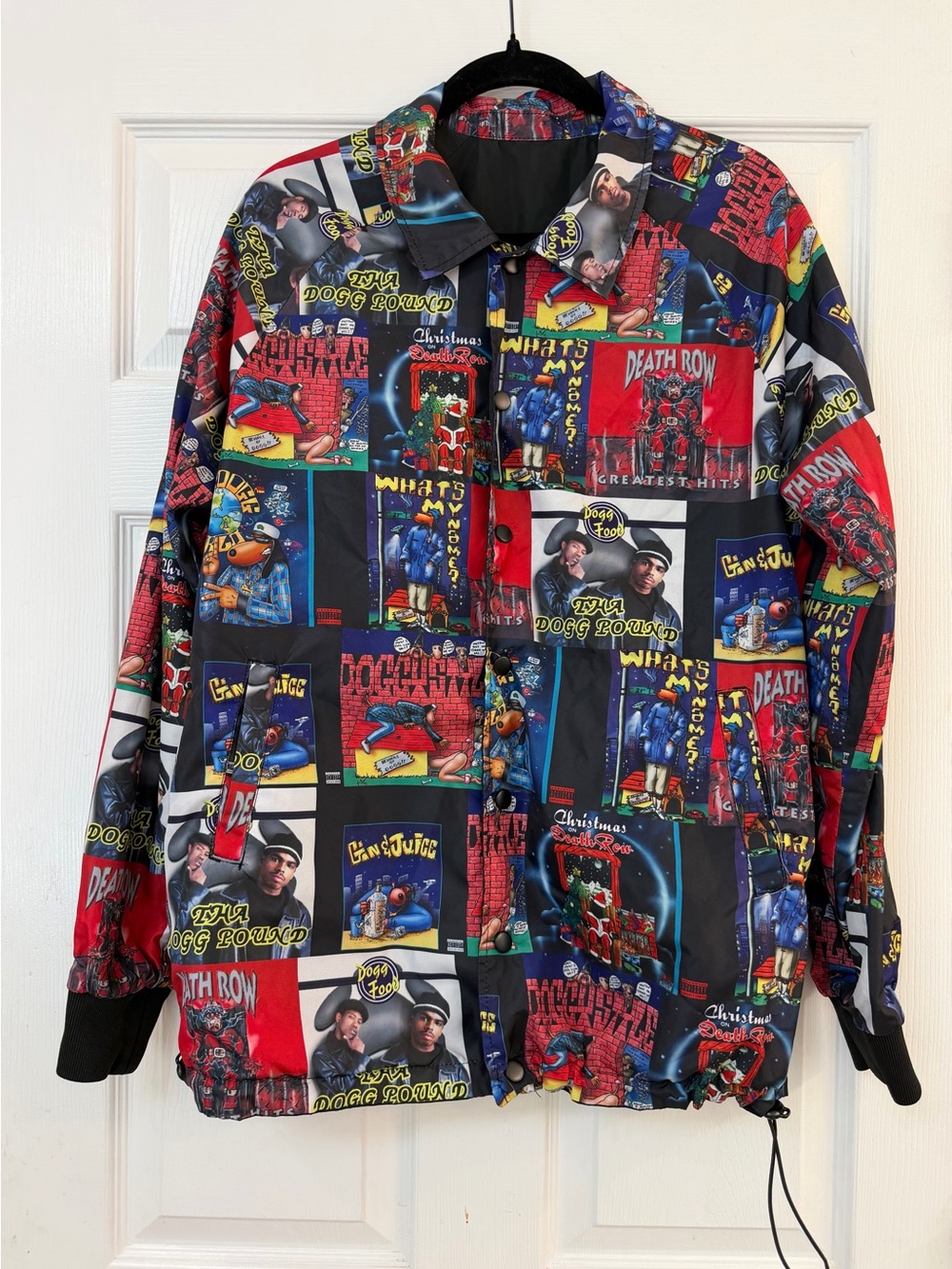 Death Row Records x Shoe Palace Reversible Coach Jacket Men’s Medium